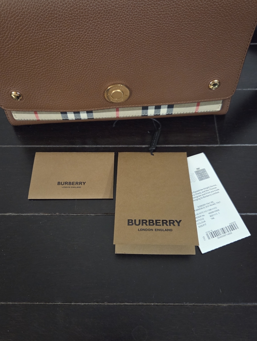 New Authentic Burberry Note Bag - Picture 10 of 11